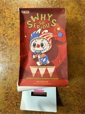 Pop Mart "Why So Serious" flame Clown Blind Box - Red & Blue